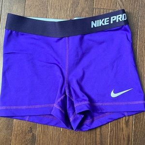 Purple Nike Pro Spandex - worn less than 5 times!